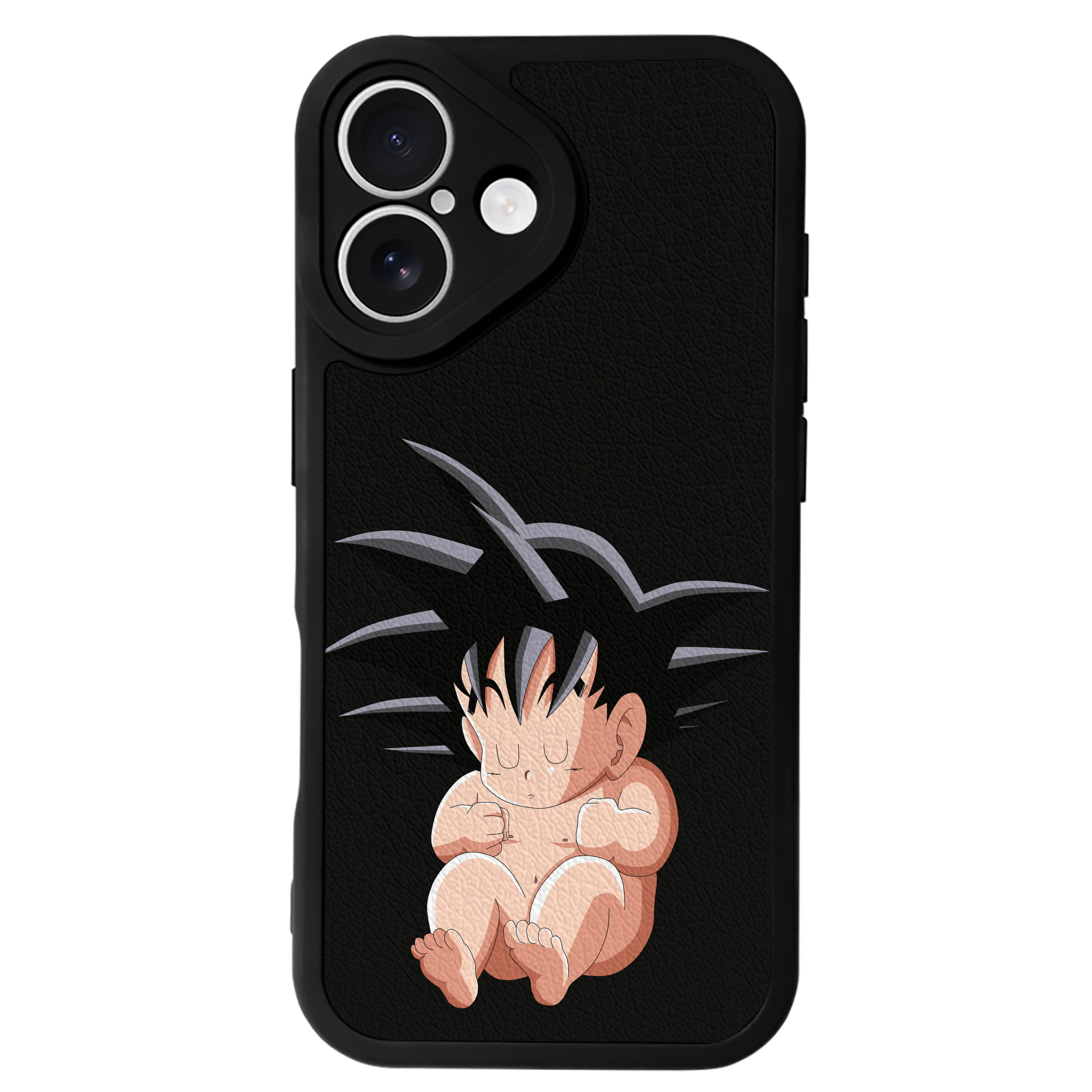（画像用） ドラゴンボール 孫悟空（そん ごくう）Son Goku カカロット DRAGON BALL Kakarotto 【iPhone 16シリーズ対応】シリコンスマホケース（レザー調） 材質：シリコン